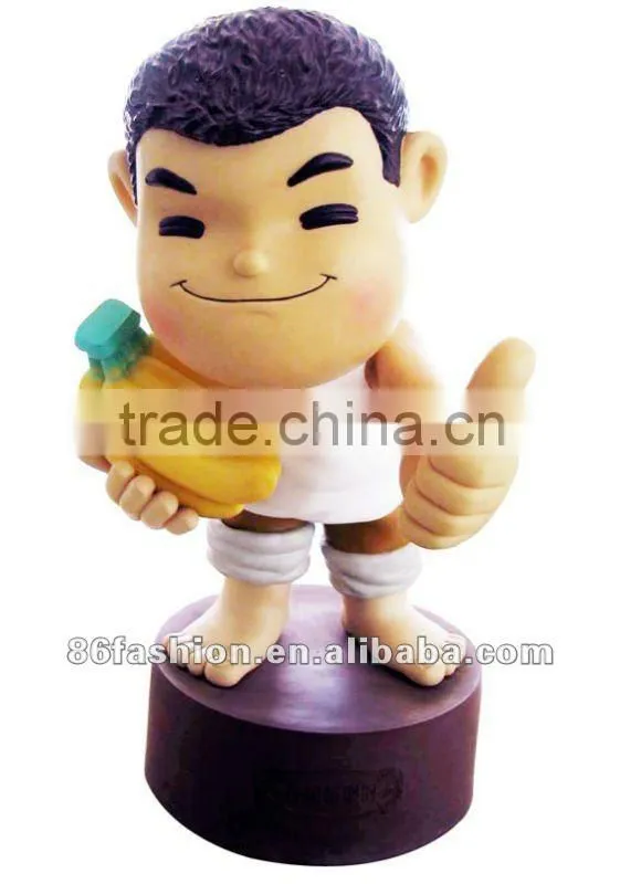 cartoon figure model, big cartoon character, glass fiber doll