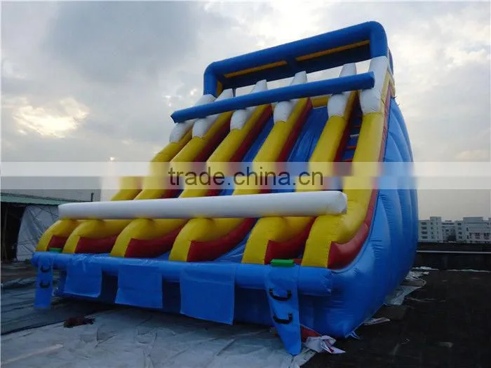 higher inflatable water slide for pool
