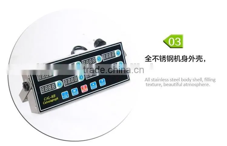 commerical use restaurant kitchen eight channels digital kitchen timer,cooking thermometer and timer