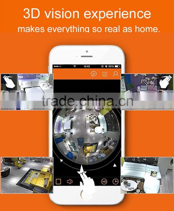 2016 new 960P wireless hidden camera/invisable camera/Lamp camera