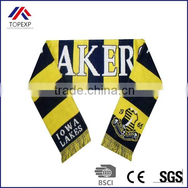 Wave Jacquard Scarf Stretch Knit Scarf
