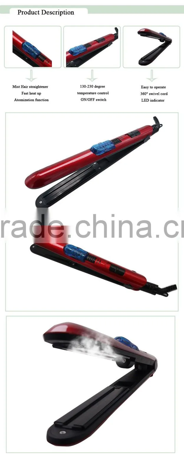 best temperature controller hair straightener hair straightener steampod vibrate and ionic hair straightening