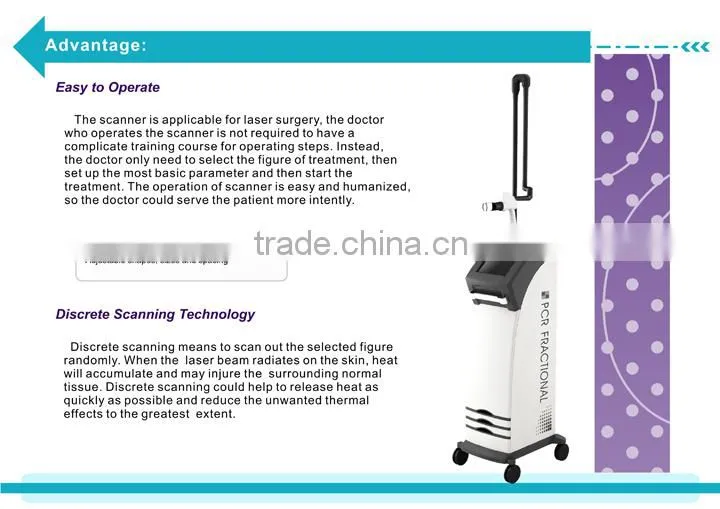 RF CO2 Fractional Laser Wrinkle removal Machine -PCR030DS