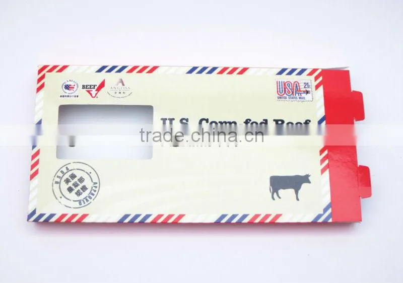 paperboard+PET clear window boxes