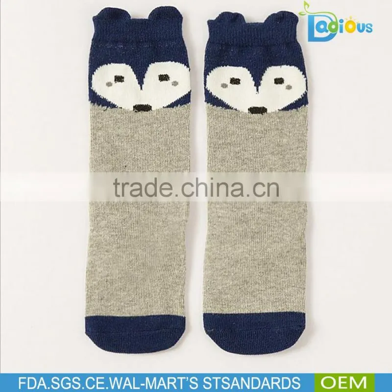 Cheap Wholesale Designer Quality Custom 100% Pure Organic Cotton Baby Socks