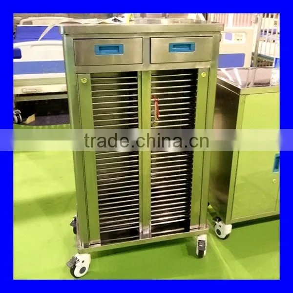 Best price lockable hospital medical abs treatment trolley with drawers with fast delivery