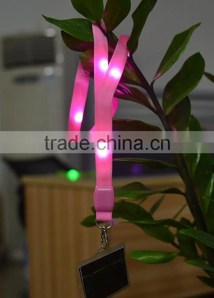 Cheap design your own flashing lumious lanyard