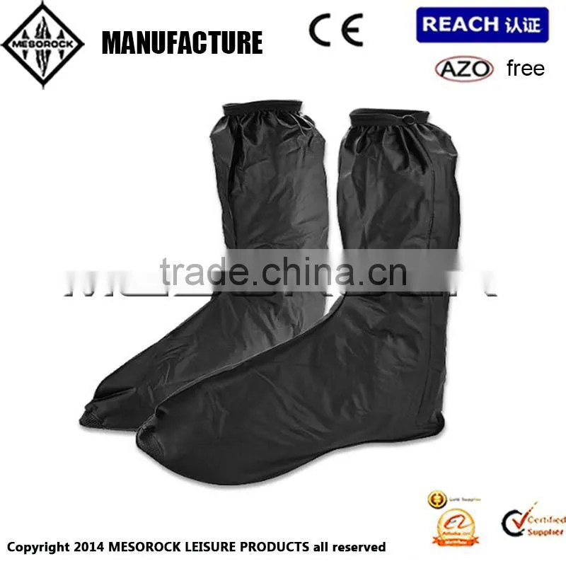 Lightweight Rain Day Motorcycle Bike Cycling Boot Foot Leg Cover Black Adult