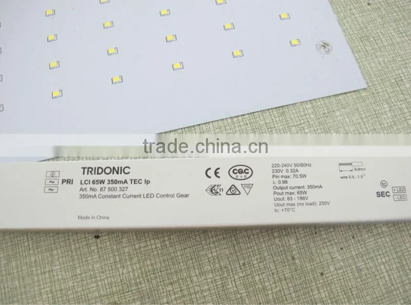 indoor Tridonic driver 300x1200mm 600X600mm LED panel light
