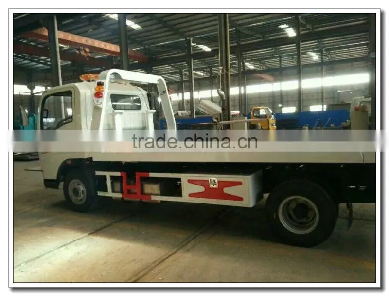 HOWO flatbed tow wrecker truck for sale flat bed tow truck wrecker truck