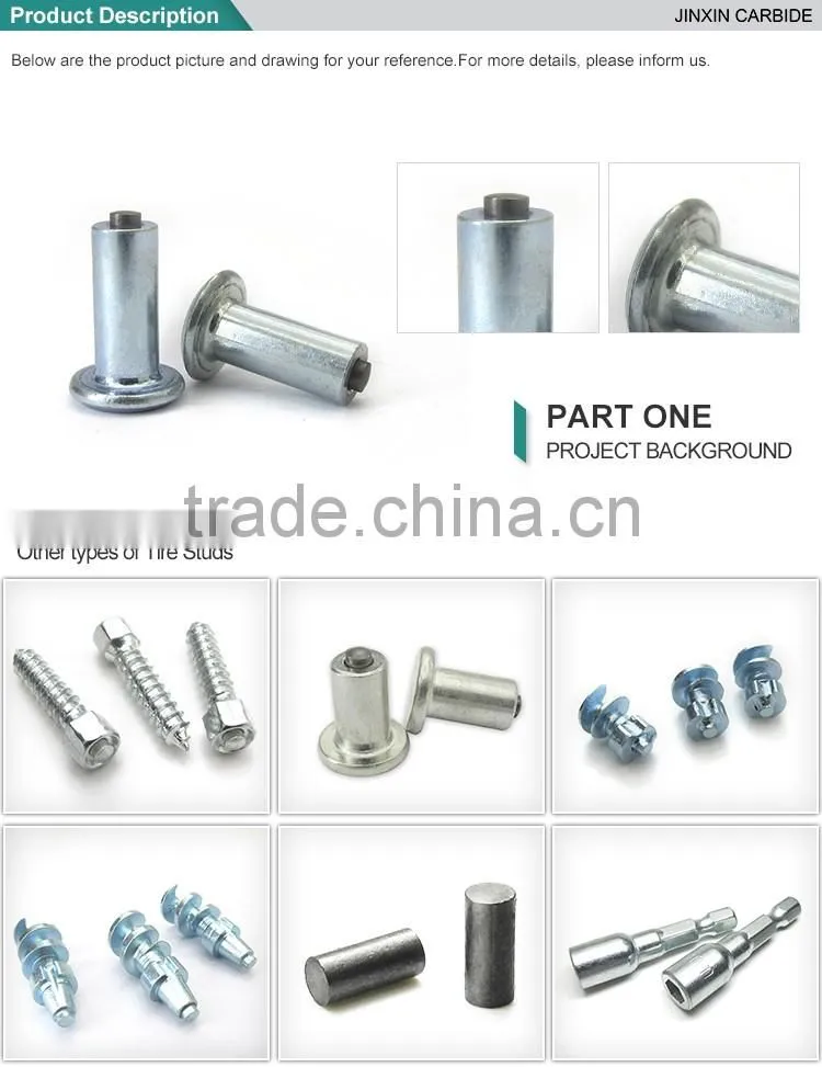 Hot Selling Tungsten Carbide Screw Ice Antiskid Tire Studs