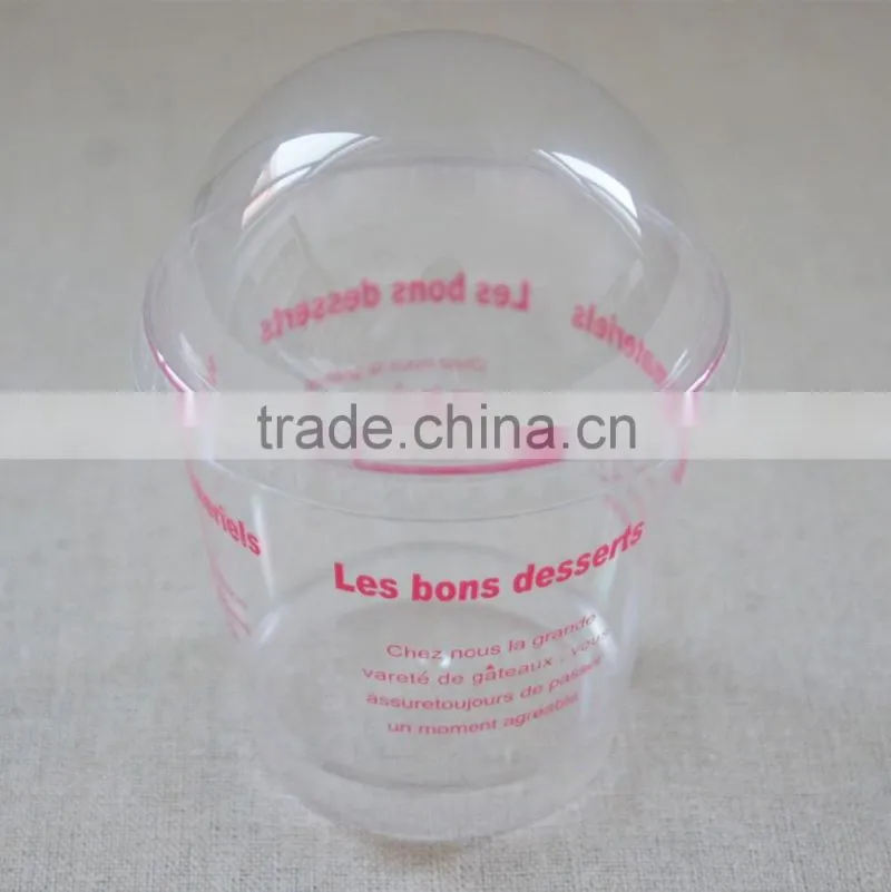 Clear custom printed pp plastic water cup