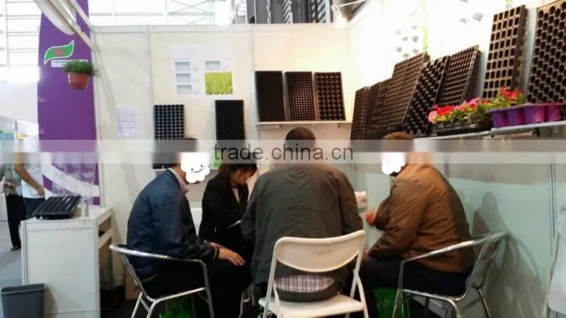 128 Cell Black PS Plastic Horticulture Plant Nursery Seed Starting Tray Manufactory Price