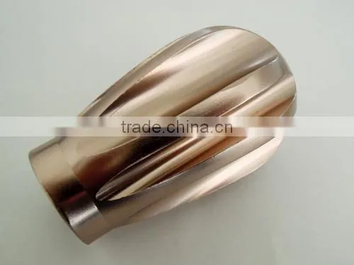 home decoration tail end cap of aluminum curtain rod