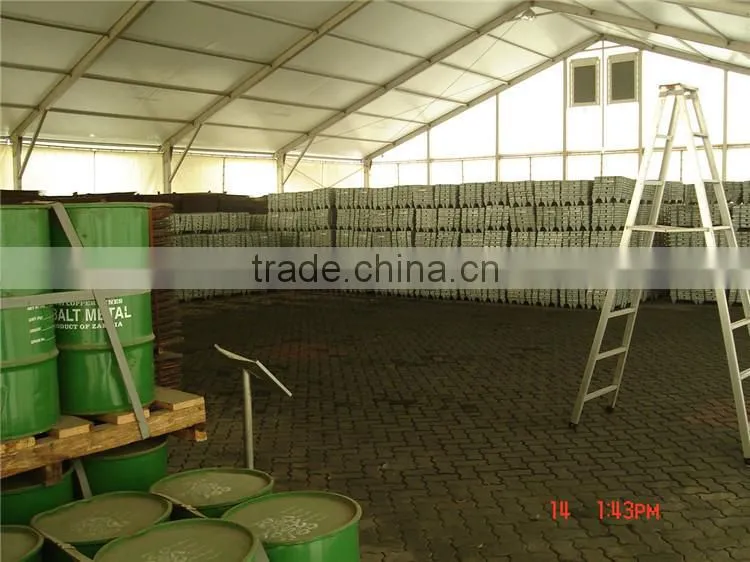 Giant large space outdoor permanant 20x50m industrial warehouse tent storage tent with PVC covering for sale