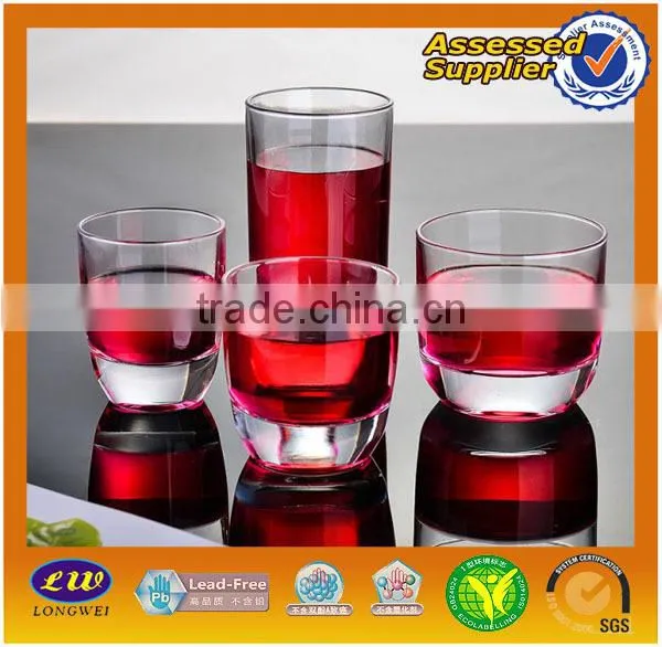wholesale clear glass/cheap cup / bubble tea cup