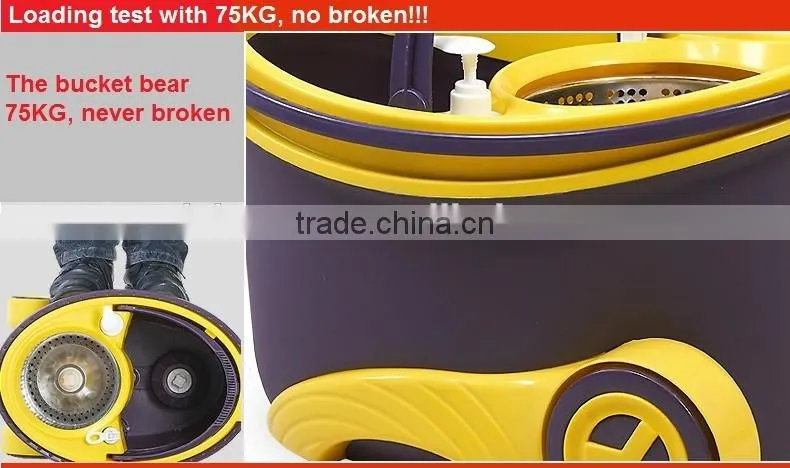 360 spin mop to easy portable with wheels
