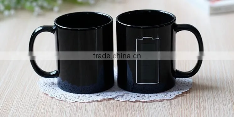 Haonai new style hot sale High quality color change ceramic mug