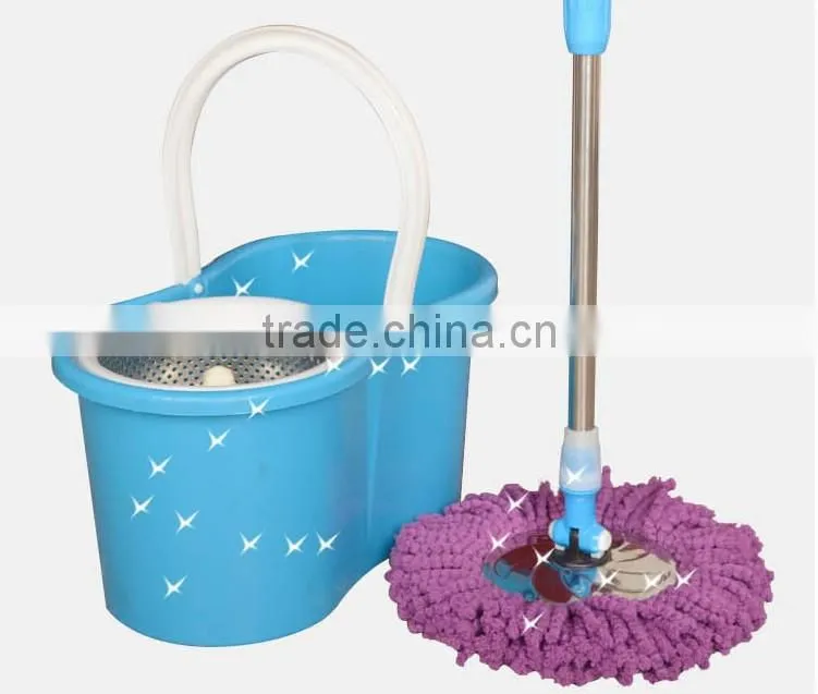 Twist and Shout Mop - Award Winning Newest Version Spin Mop Driven By Hand Push (No Foot Pedal)