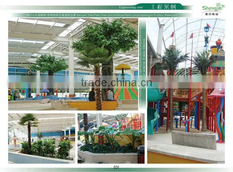 Sleek Realistic Artificial Hedges Outdoor Privacy Hedges with black box/FRP planter