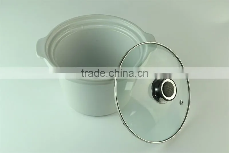 White Serveware Porcelain Serving soup Tureen with clear Lid