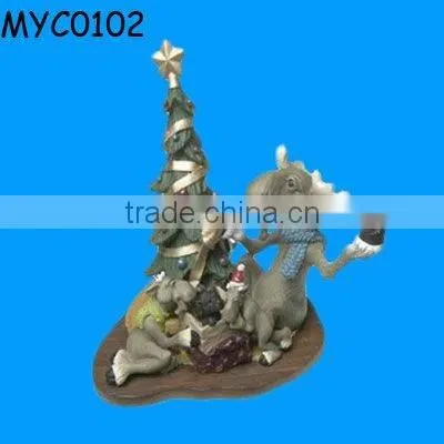 Resin crafts sitting zombie