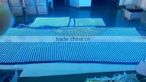 2015 New Hot sale full color transparent flexible curtain led display / programmable led curtain display