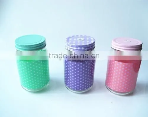 hot new products for 2017 420ml colorful mason jar for drinking