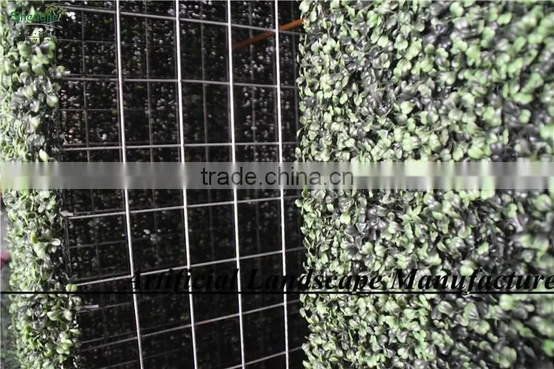 SAS016013 Artificial Boxwood wall,Iron Plastic Boxwood Fence