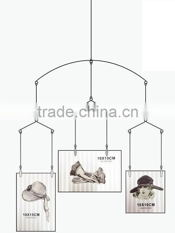 iron board+4pcs flower shape magnet hook