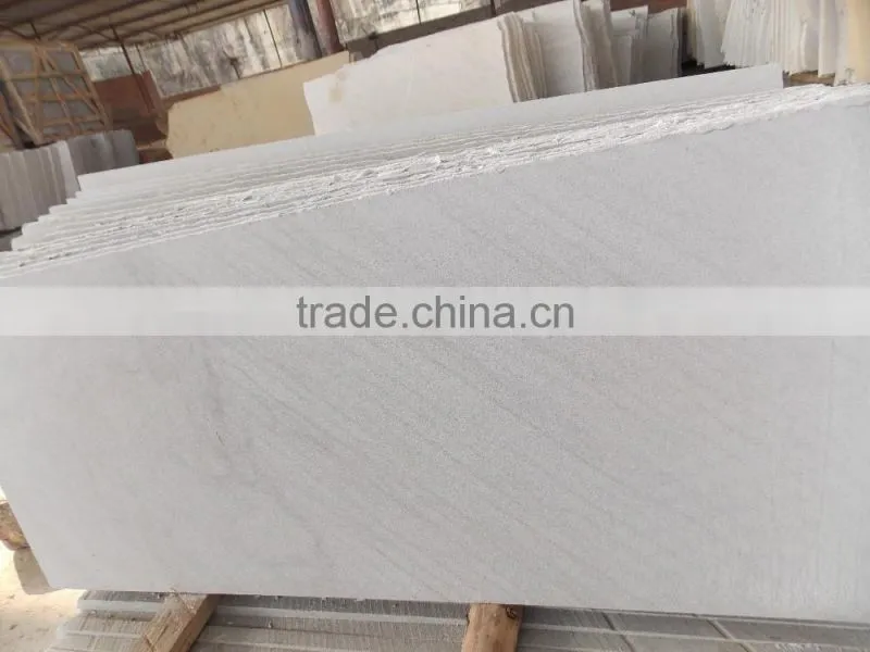 White Sandstone Tiles Light Grey Sandstone Slab For Sale