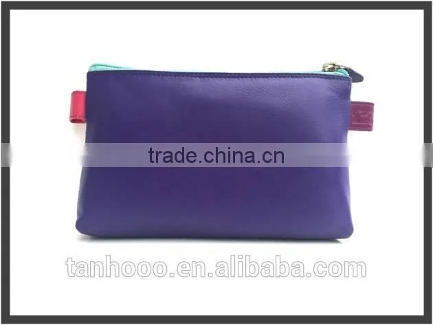 Beautiful Soft Leather Make Up Bag / Pencil Case