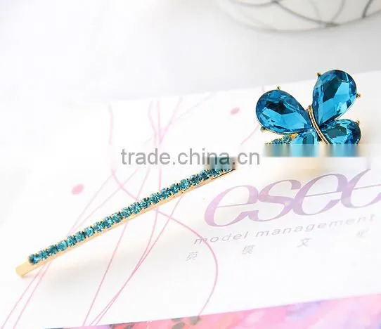 beautiful Crystal Pearl jewel Hair Clasp