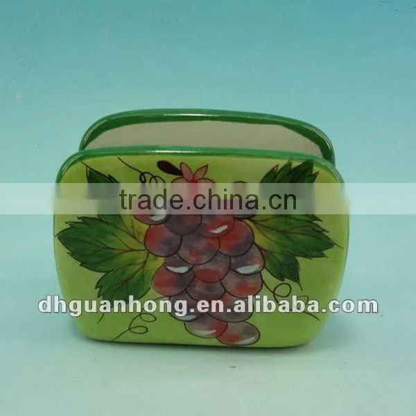2012 hot sales ceramic funny tissue box