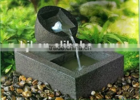 decorative small stone garden/ indoor mini water fountain