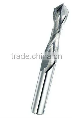 Solid Carbide Spiral Two Flute Plunge-V Spiral