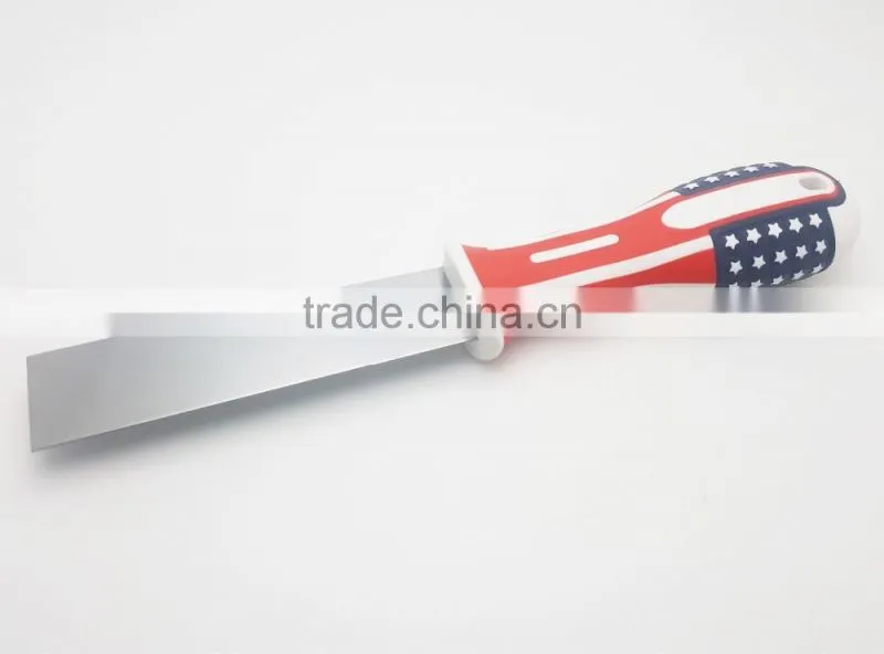Newest design American flag handle Carbon steel blade putty knife