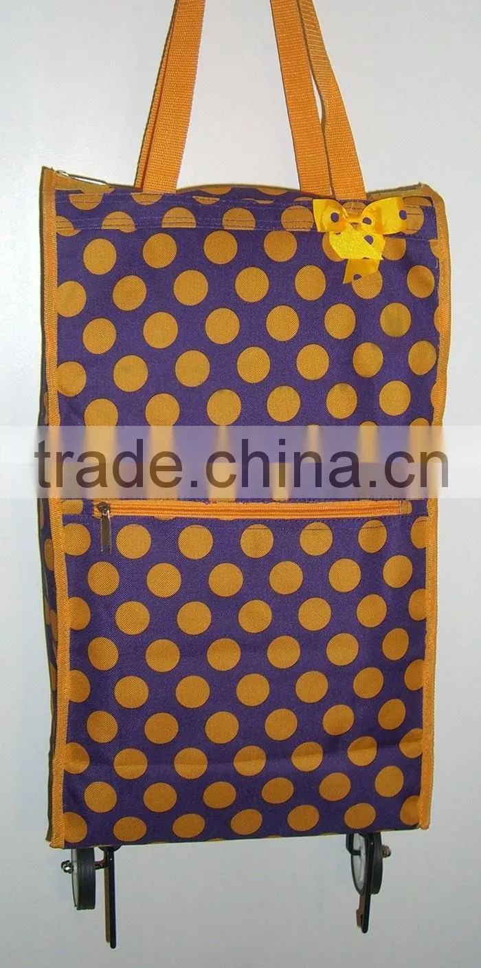 folding shopping trolley bag/Shopping Bag with Wheel