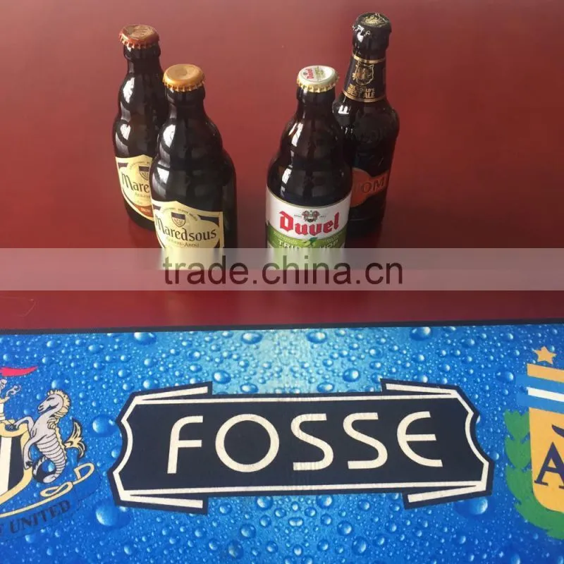 bar runner non-woven rubber bar mat with good quality