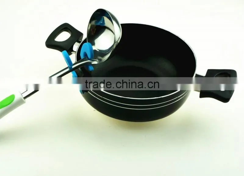 42129 silicone stainless steel pot clips