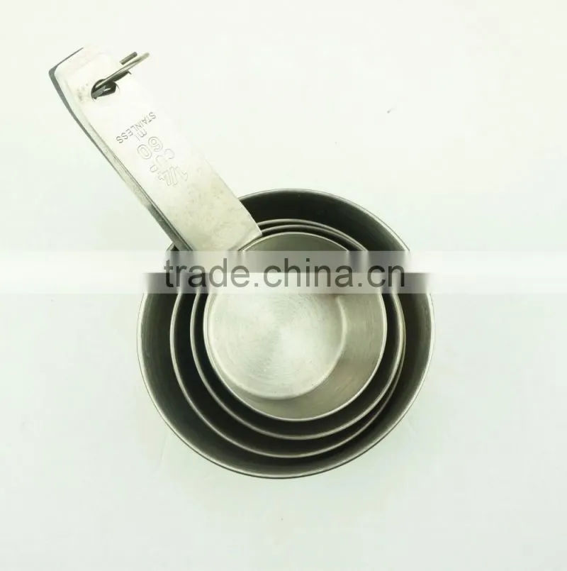 42137 4pcs Stainless Steel Nesting Measuring Cups and Spoons Set