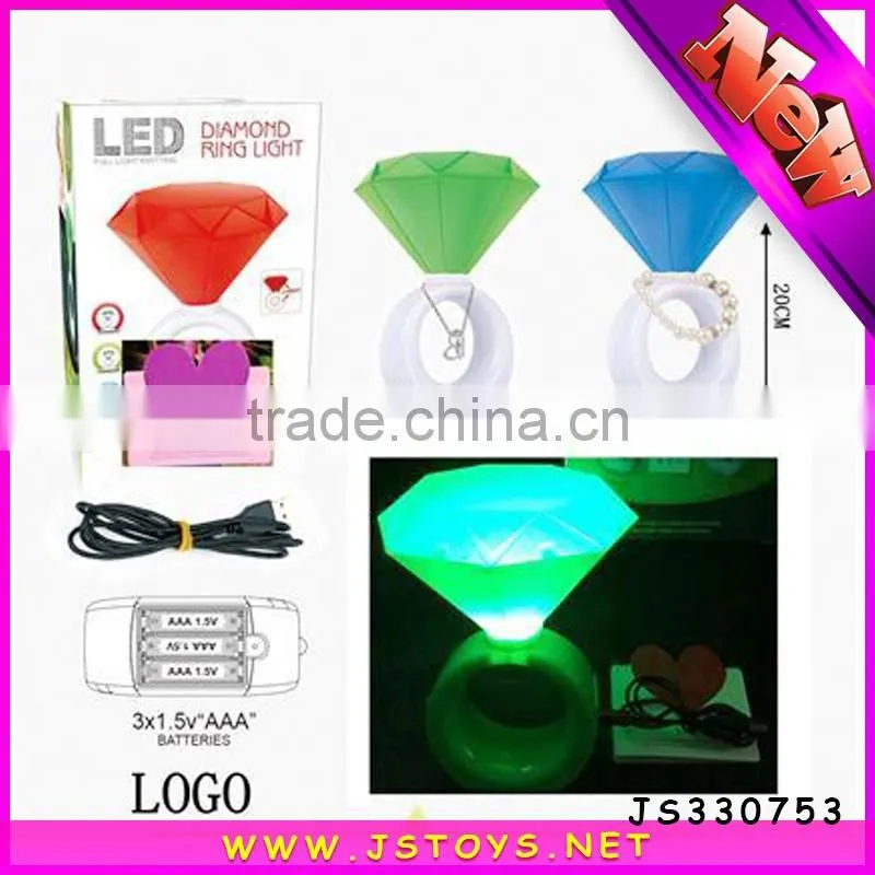 Colorful baby night light Soft Light with diamond shape
