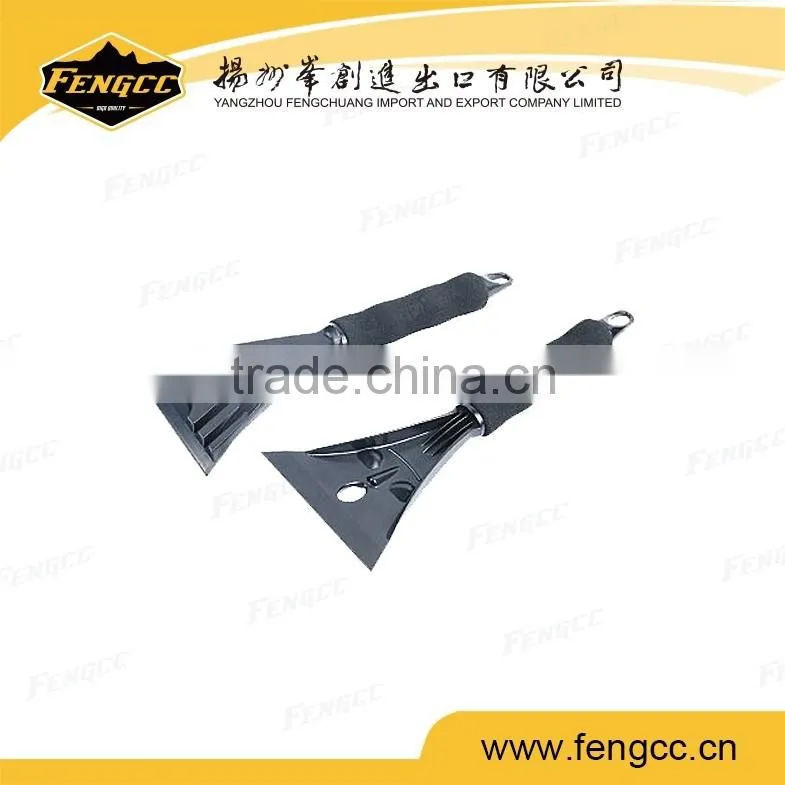 High quality promotion car plastic ice scraper with EVA handle,car snow shovel