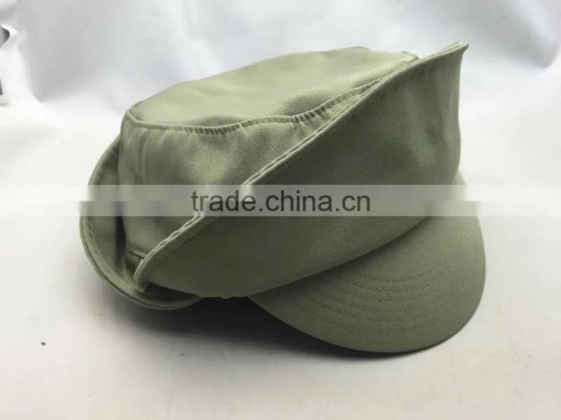 Customize 100% Cotton Military Caps and Stewardess Cap with Dongguan Factory