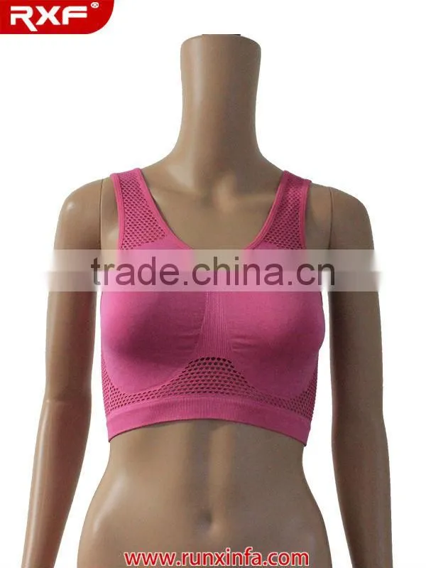 Hot girls sports bra for yoga/custom sports bra
