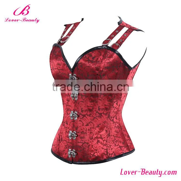 Red Shaper Waist Slimming Corset Lingerie
