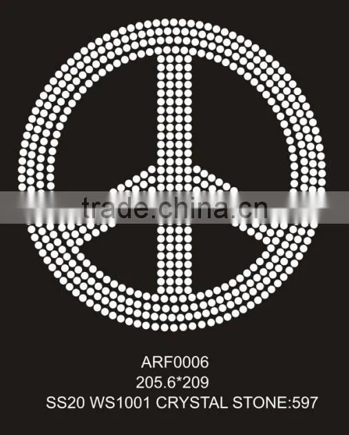 new design Rhinestone hot fix transfer for fashion garments