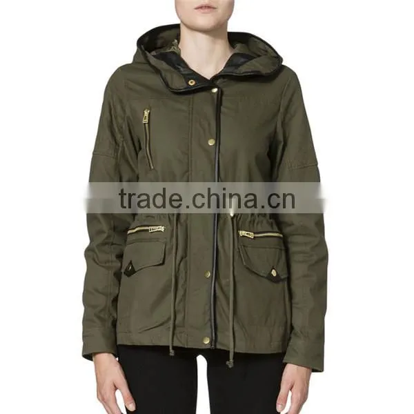 New military parka for young lady