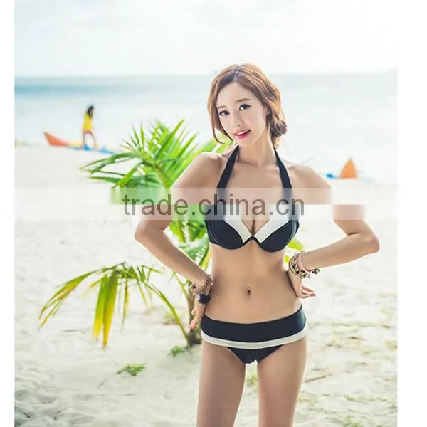 Custom open hot sexyi photo image bikini swimwear