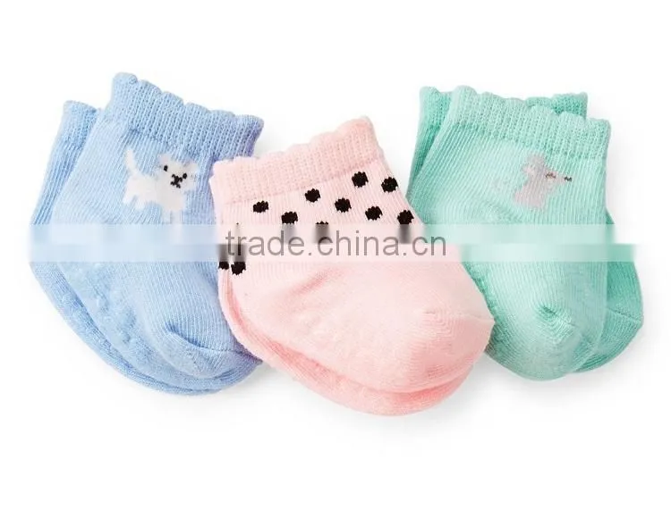 New Design Kids Knitted Socks Cute Antiskid Cotton Baby Socks